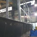 Hausboot Stahlgrundgerust