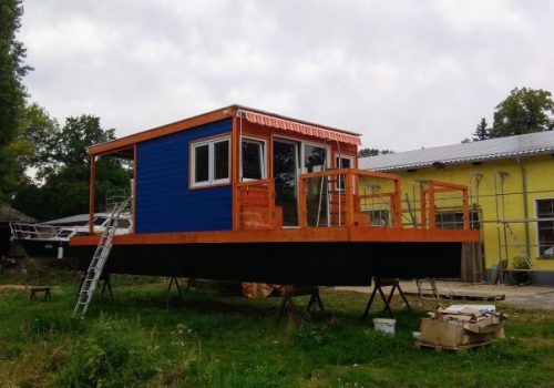 Hausboot-Bau-Projekt Hausboot